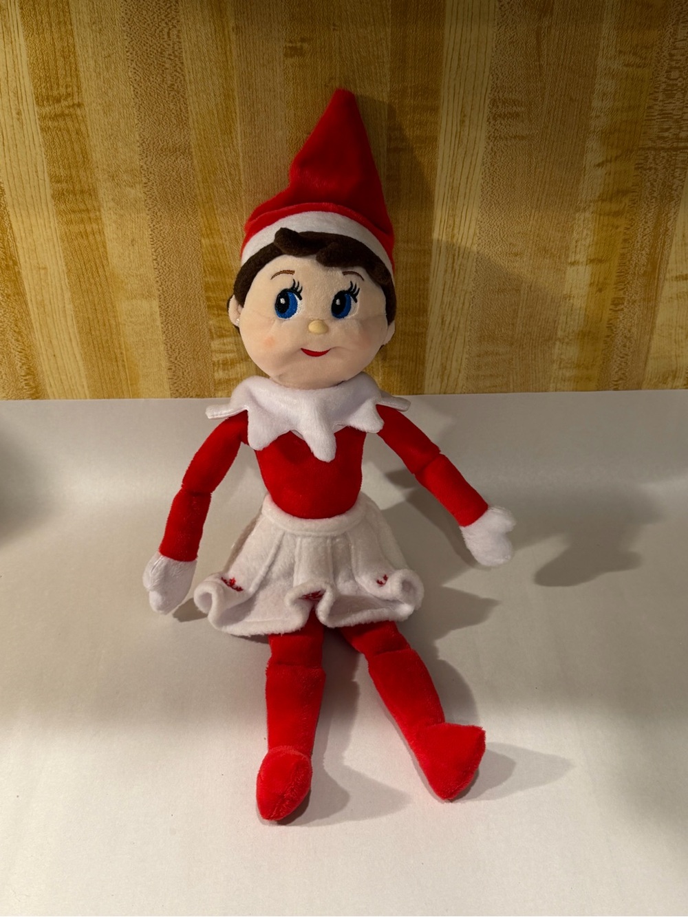 Elf on the Shelf Girl Plush Doll blue eyes